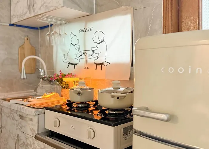 Appartement 가족여행,고대역7분,안암역7분,동대문,명동,고대안암병원,호텔침구,아늑함,세련된,청결함,파티 *