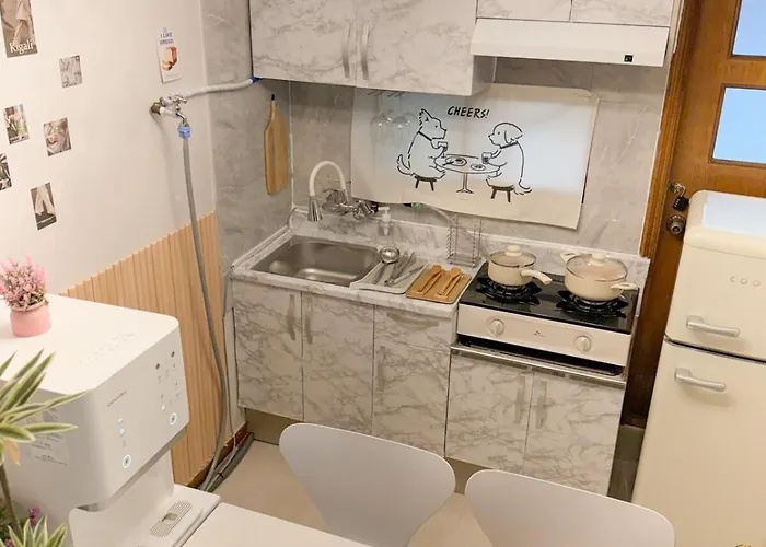 Appartement 가족여행,고대역7분,안암역7분,동대문,명동,고대안암병원,호텔침구,아늑함,세련된,청결함,파티 *